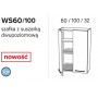 Kam Mono P2 WS60/100 Szafka wisząca dwudrzwiowa z ociekarką 60cm