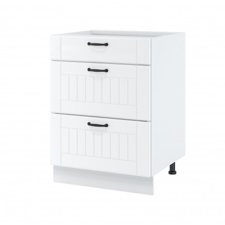 Lora DS 6/3 Szafka dolna z trzema szufladami 60cm