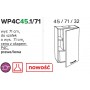 Kam Mono P2 WP4C45.1/71 Szafka z okapem podszafkowym 45cm