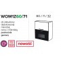Kam Mono P2 WOM1Z60/71 Szafka wisząca z mikrofalówką do zabudowy 60cm