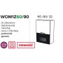 Kam Mono P2 WOM1Z60/90 Szafka wisząca z mikrofalówką do zabudowy 60cm