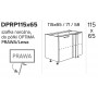 Kam Mono K2 DPRP 115x65 Szafka narożna 115cm x 65cm