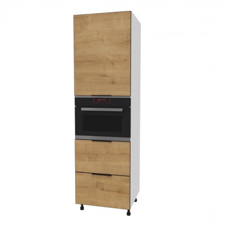 Kam Mono K2 SDPK60SS2/71 Szafka z dwiema szufladami do zabudowy piekarnika kompaktowego 60cm