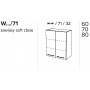 Kam Mono K2 W70/71 Szafka wisząca dwudrzwiowa 70cm