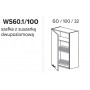 Kam Mono K2 WS60.1/100 Szafka wisząca z ociekarką do naczyń 60cm
