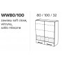 Kam Mono K2 WW80/100 Witryna wisząca dwudrzwiowa 80cm