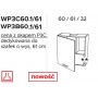 Kam Mono K2 WP3B60.1/61 Szafka z okapem podszafkowym 60cm