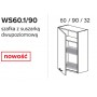 Kam Mono K2 WS60.1/90 Szafka wisząca z ociekarką 60cm