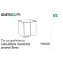 Kam Mono P2 SNPR 65/71 Szafka do uzupełnienia zabudowy narożnej 65cm