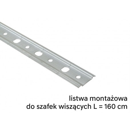 Listwa montażowa do zawieszenia szafek kuchennych - 160 cm