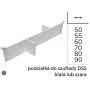 Podziałka do szuflad DSS Kam - Biały / Szary