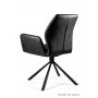Fotel ALICE Czarna Eco Skóra