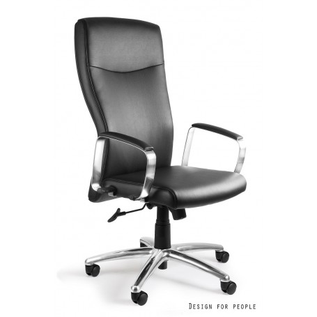 Fotel ADELLA Czarna Eco Skóra