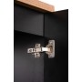 Nova Black D 80-03-2D Szafka łazienkowa wysoka 2 Drzwi