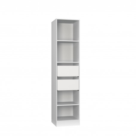 Szafa modułowa layman - Szafa z półkami i dwiema szufladami SP2S 1 50/2137