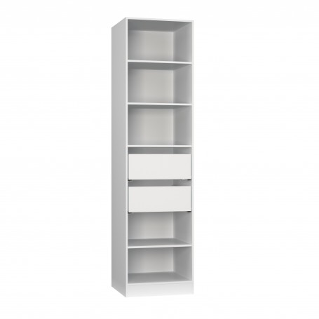 Szafa modułowa layman - Szafa z półkami i dwiema szufladami SP2S 2 60/2357