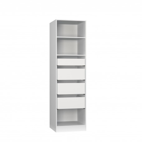 Szafa modułowa layman - Szafa z półkami i czterema szufladami SP4S 1 60/2137