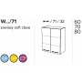 Kam Mono P4 W70/71 Szafka wisząca dwudrzwiowa 70cm