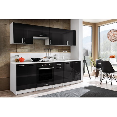 Zestaw SALI 240 TYP 2 CZARNY POŁYSK