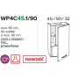 Kam Mono P4 WP4C45.1/90 Szafka okapowa 45cm