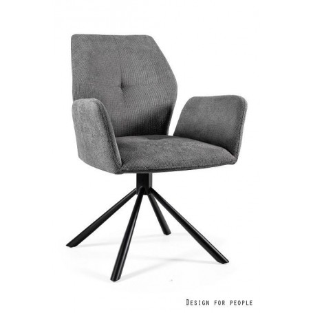 Fotel ALICE Tkanina Szara
