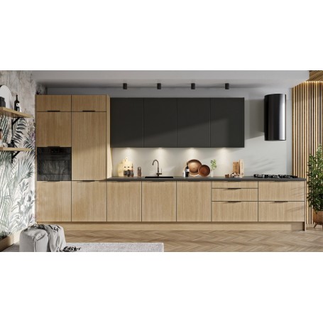 Meble kuchenne Kam Mono K2 Jodełka BLACK