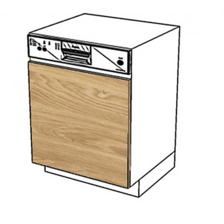 Vella FZ 6A - Front do zabudowy zmywarki o szerokości 60cm / Wymiar:570mm x 596mm / Strefa dobrych cen