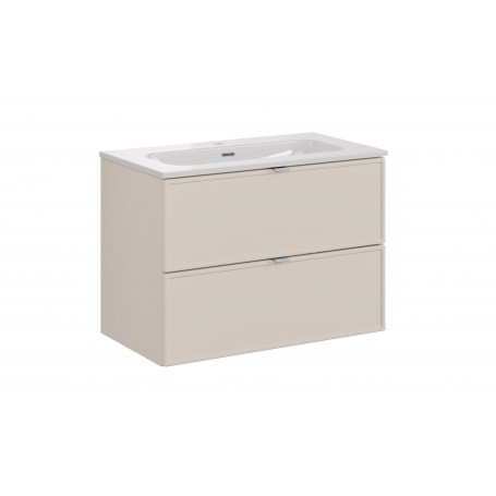 Bella Cashmere Zestaw - Szafka łazienkowa z umywalką FLY 80cm