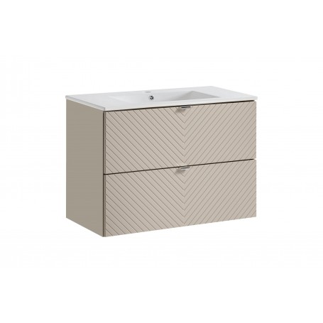 Viva Cashmere Zestaw - Szafka łazienkowa z umywalką Dance 80cm