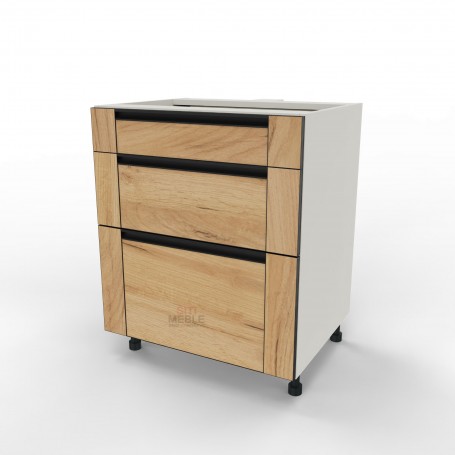 KamMono OS2 - DSS65/3 - Szafka z trzema szufladami Starmotion 65cm