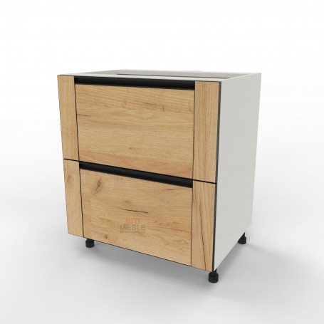 KamMono OS2 - DSS 70/2PŁ Szafka z szufladami do zabudowy płyty grzewczej 70cm