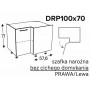 KamMono OS2 - DRP100x70 - Szafka narożna 100cm x 70cm