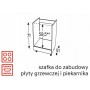 KamMono OS2 - DP45 - Szafka do zabudowy piekarnika 45cm