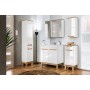BALI WHITE 820 Szafka z umywalką 2D - 60cm|SET-BW LAVA 60CM