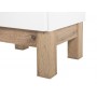 BALI WHITE 820 Szafka z umywalką 2D - 60cm|SET-BW LAVA 60CM