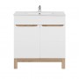 BALI WHITE 820 Szafka z umywalką 2D - 60cm|SET-BW LAVA 60CM