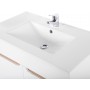 BALI WHITE 820 Szafka z umywalką 2D - 60cm|SET-BW LAVA 60CM