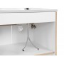 BALI WHITE 820 Szafka z umywalką 2D - 60cm|SET-BW LAVA 60CM