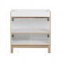 BALI WHITE 820 Szafka z umywalką 2D - 60cm|SET-BW LAVA 60CM