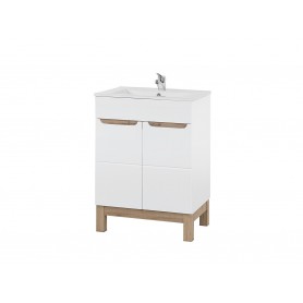 BALI WHITE 820 Szafka z umywalką 2D - 60cm