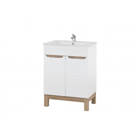 BALI WHITE 820 Szafka z umywalką 2D - 60cm