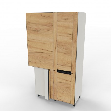 KamMono OS2 - SPRP115x65 Szafka do zabudowy narożnej - szafa gospodarcza z półkami 115cm