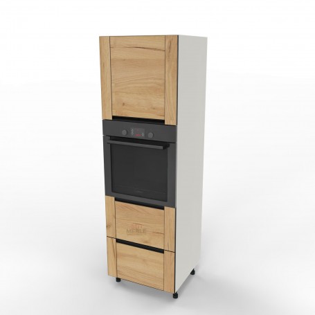 KamMono OS2 - SDP60SS2/71 - Słupek z dwiema szufladami do zabudowy piekarnika 60cm