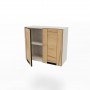 KamMono OS2 - W70/61 - Szafka górna dwudrzwiowa 70cm