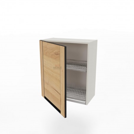 KamMono OS2 - WS60.1/71 - Szafka jednodrzwiowa z ociekarką do naczyń 60cm