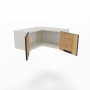 KamMono OS2 - WRP65x65/35 - Szafka górna narożna niska 65cm x 65cm