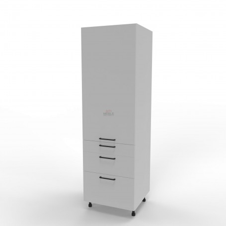 Kam Mono P4 SD60SS3 Szafka wysoka z trzema szufladami o szerokości 60cm