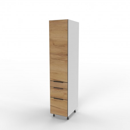 Kam Mono K2 SD40SS3 Słupek jednodrzwiowy z trzema szufladami 40cm