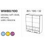 Kam Mono P2 WW80/100 Witryna wisząca dwudrzwiowa 80cm