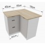 EcoModel PRO DPP 105x65 Szafka kuchenna narożna 105cm x 65cm